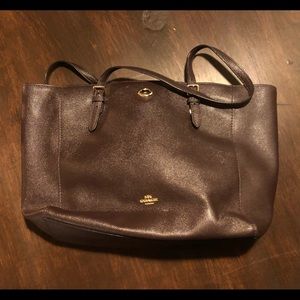 Coach Oxblood Work Tote - EUC